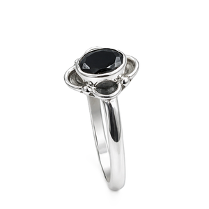 Natural Black Onyx Gemstone <b>Ring</b> 925 Sterling <b>Silver</b> Oval Cabochon Handmade Women <b>Men</b> Jewelry Wholesale Supplier for Women Her - Product Image 1