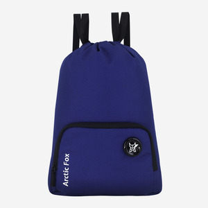 Arctic Fox Drawstring Backpack for Kids <b>Waterproof</b> Jute PVC Lining Beach <b>Bag</b> with Custom Logo Below 23L <b>Swimming</b> & Sports - Product Image 1