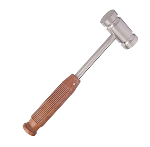 VENTE FLASH : Maillet à os en acier inoxydable avec manche en bois, certifié CB, réutilisable, instrument chirurgical orthopédique - Product Image 1