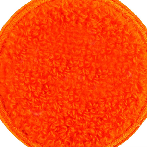 แผ่นปะรีดติดลายวงกลมสีส้ม ปักลายบนผ้าสักหลาดไม่ทอ - Product Image 4