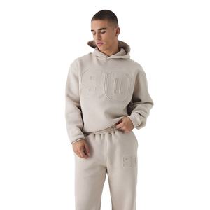 Survêtement à capuche pour homme, coupe ample, épais 500 g/m², style universitaire, gaufré, coupe-vent, écologique, grande taille, séchage rapide - Product Image 3