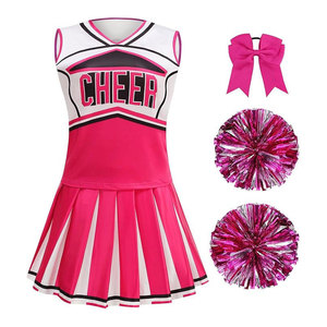 Ensemble d'uniformes de cheerleading personnalisés pour jeunes filles, robe de performance sans manches, uniforme de compétition, spandex long, séchage rapide - Product Image 1