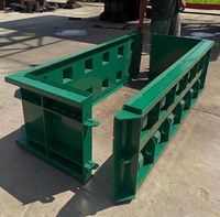 Moule à blocs de béton en acier à emboîtement robuste |   Kit de construction de mur de soutènement, coffrage écologique