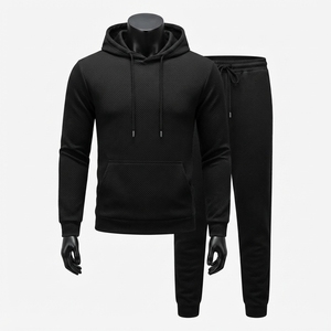 Men's Fashion Casual Tracksuit <b>Set</b> Hooded Pullover Sweatshirt with <b>Matching</b> <b>Jogger</b> Pants Two Piece Sportswear Outfit - Product Image 6