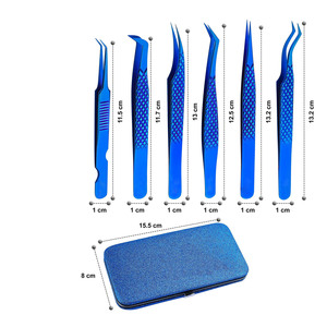 Juego de Pinzas para Pestañas, Pinzas Profesionales para Cejas, Kit de Herramientas para Extensión de Pestañas, Gran Venta - Product Image 2