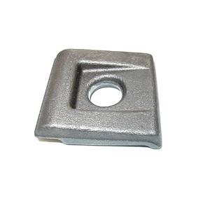 Composants de quincaillerie en acier moulé usinés avec précision : Plaque de serrage de rail, Serre-câble KPO, Rondelle carrée conique, Fixation de rail - Product Image 2