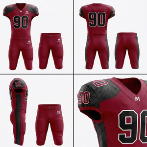 Uniforme de Fútbol Americano Retro Moderno Personalizado 2026, Diseño Herencia con Sublimación Completa, Conjunto de Jersey y Pantalones de Fútbol Americano - Product Image 6