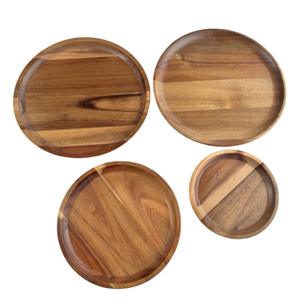 Plateau de service en bois de luxe OEM, fait main, en bois massif, pour le thé, le café et le petit-déjeuner, idéal pour servir le café, le thé et les jus - Product Image 1