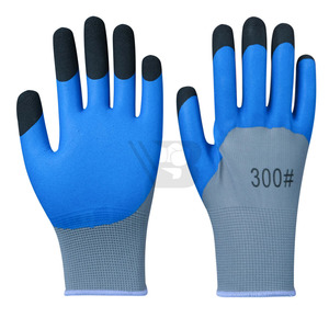 High Quality Safety Rubber Hand Protective Wholesale Latex Coated <b>Gloves</b> for Work Construction - Product Image 5