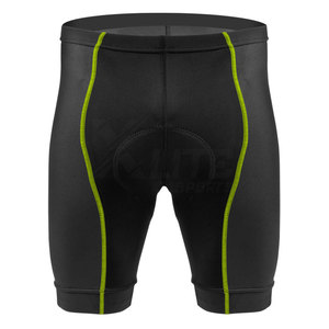 Pantalones Cortos de Ciclismo para Hombre, de Cintura Alta, Sin Costuras, Transpirables, de Spandex/Poliéster, Ajustados, para Gimnasio, Entrenamiento, Yoga, Running y Fitness - Product Image 5