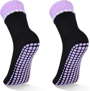 Pilates <b>Socks</b> With <b>Grips</b> for Women Cute Non Slip Crew Gripper Yoga <b>Sock</b>-Grippy Sticky for Hospital/Dance Barre/Workout - Product Image 4