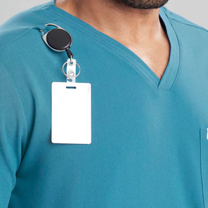 Medical <b>Scrubs</b> <b>Set</b> with Pockets Clinic Uniform for Hospital Nurses - Product Image 5