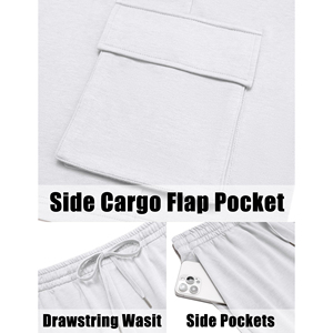 Ensembles d'été pour hommes : T-shirts à manches courtes et shorts de jogging à jambes larges – Tenues décontractées respirantes deux pièces pour homme - Product Image 6