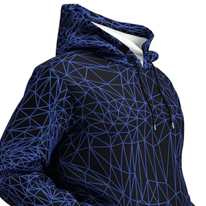 Sweat à capuche décontracté pour homme, personnalisable par sublimation, avec poche, très vendu, 100 % polyester, séchage rapide, respirant, en molleton uni teint - Product Image 5