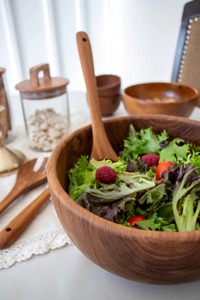 Tazón de Ensalada de Madera Hecho a Mano de Primera Calidad, Tazón Extra Grande para Frutas, Palomitas y Decoración del Hogar de Proveedor Indio - Product Image 4