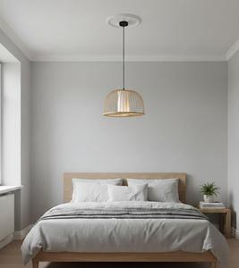 Handmade Rattan Pendant Light Boho Woven Bamboo <b>Ceiling</b> Lamp Eco Friendly Natural Lighting OEM Supplier Vietnam - Product Image 4