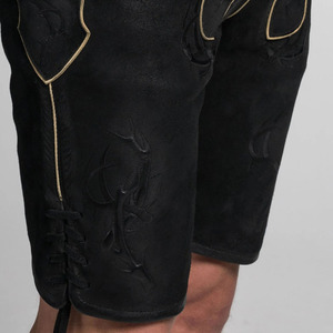 Shorts Lederhosen traditionnels bavarois pour hommes, 100 % polyester satiné, anti-plis, imperméables, décontractés élégants, écologiques, style allemand - Product Image 4