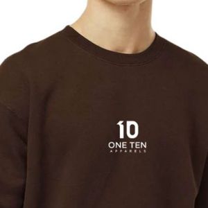 เสื้อสเวตเชิ้ตคอกลมผ้าฟลีซหนานุ่มสำหรับผู้ชาย สไตล์คลาสสิก สวมใส่สบาย เหมาะสำหรับสตรีทแวร์ ขายส่งเสื้อผ้าคุณภาพดี - Product Image 3