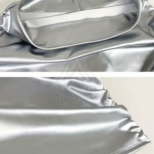 Falda Larga de Cuero Genuino para Mujer, Diseño Personalizado, Cintura Alta, Directo de Fábrica - Product Image 5