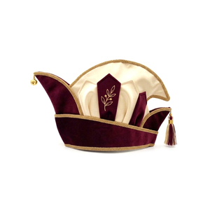Sombrero de Príncipe Personalizado para Festivales y Carnavales, Bordado con Adornos Dorados, Sombrero Tradicional de Carnaval - Product Image 3