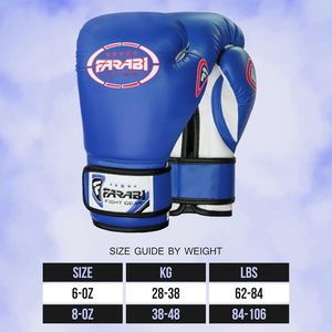 Gants de boxe pour enfants Farabi Sports, logo personnalisé, cuir PU, poignées ajustables, sangle de poignet réglable, respirants, 4oz/6oz/8oz pour Muay Thai - Product Image 3