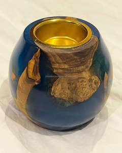 Brûleur d'encens en bois de santal élégant avec couvercle pour porte-parfum de maison de style arabe religieux écologique - Product Image 3