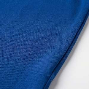 Polo de Manga Corta Azul para Hombre, Algodón Oxford, Logotipo Bordado, Casual, Transpirable, Corte Regular, Diseño Sólido - Product Image 5