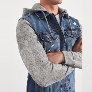 Blousons en jean respirants et imperméables pour hommes grandes tailles, Pakistan 2026, nouveau prix de gros personnalisé, deux poches, boutonnés, style streetwear - Product Image 3