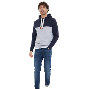 Sudadera con Capucha Casual de Invierno para Hombre, 100% Algodón, Felpa, Sudadera con Capucha Sólida, Transpirable, de Secado Rápido, con Logotipo Personalizado en la Parte Delantera - Product Image 4