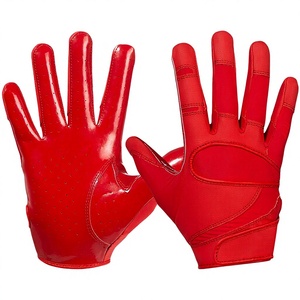 Youth Stretch Fit Custom Design Non-Slip <b>Touchscreen</b> Compatible American Football Receivers <b>Gloves</b> Team Logo Outdoor Sports - Product Image 4