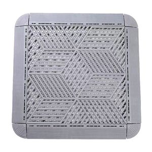 Tapis de sol de garage antidérapant en PVC breveté par l'usine, nouvelles dalles 3D emboîtables, installation facile, design graphique vinyle pour atelier intérieur - Product Image 5