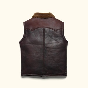 Chaleco de Piel de Oveja Jackson para Hombre – Chaleco de Invierno Forrado con Piel de Oveja de Primera Calidad, Chaqueta sin Mangas - Product Image 2