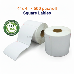 Rollos de Papel Térmico Sin BPA, Etiquetas Termosensibles para Impresión de Códigos de Barras en Logística - Product Image 2