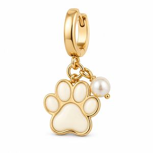 Custom Pet Collar Charm with Enamel Paw Heart Fish Design Personalized Engraved Dog <b>Cat</b> Collar Accessories - Product Image 4