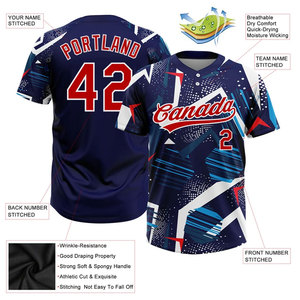 Camiseta de Béisbol Personalizada Yourteams 00 Sublimada con Degradado Morado, Rosa, Azul y Amarillo, Manga Corta, Cierre de Botones, para Softbol - Product Image 6