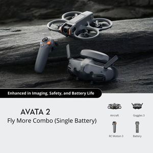 Original Avata 2 <b>Dron</b> Avata 2 Fly More Combo with Single Battery <b>Dron</b> 4K FPV Flight Experience Motion Control Aircraft ACRO UAV - Product Image 2