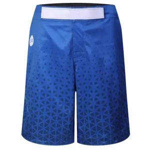 Pantalones Cortos de MMA Azules para Hombre, Sublimados, de Secado Rápido, Poliéster, Corte Regular, para Artes Marciales Mixtas, OEM - Product Image 2