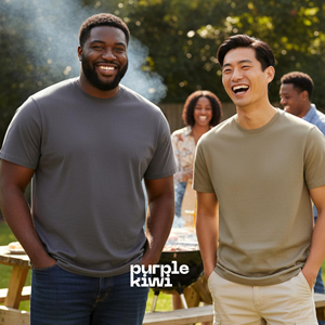 Camiseta Clásica para Hombre, Manga Corta, Cuello Redondo, Algodón Premium Suave, Corte Regular, Camiseta Básica Lisa, Esencial - Product Image 6