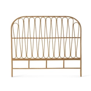 Tête de lit en rotin tressé artisanal, décoration de chambre à coucher, haute qualité, naturelle. - Product Image 2