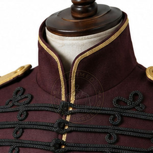 Uniforme Tradicional de Voltigeur, Confeccionado con Tela de Algodón/Lana de Alta Calidad, Transpirable y Ecológica, con Acabado Fino para Eventos - Product Image 6