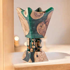 Quemador de resina de madera de alta calidad, Bukhoor quemador, madera para regalo de boda de la India - Product Image 4