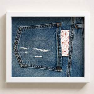 Mini billetera ligera de mezclilla, monedero compacto, tarjetero de mezclilla, organizador de bolsillo pequeño para guardar dinero, billetera para uso diario - Product Image 4