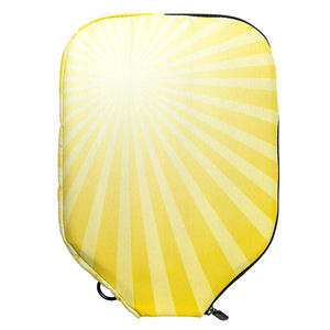 Housse de raquette de pickleball en néoprène de haute qualité, légère, de couleur unie - Product Image 3