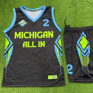 Maillots de basket-ball réversibles en mesh personnalisés pour hommes et femmes, vente en gros professionnelle / Vêtements de basket-ball bon marché pour adultes, vêtements de sport grande taille - Product Image 1