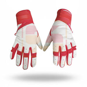 Gants de frappe de baseball pour jeunes, professionnels, robustes, personnalisés, adhérence forte, manchette longue, cuir, ambidextres, confortables - Product Image 2