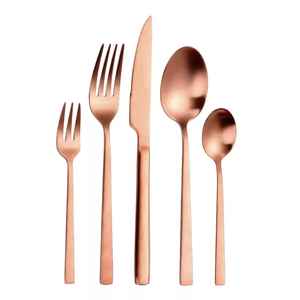 Cuillère à dîner en acier inoxydable, luxe, finition mate or, argent, noir, or rose, cuillère de table moderne, ustensile de cuisine et de salle à manger - Product Image 5