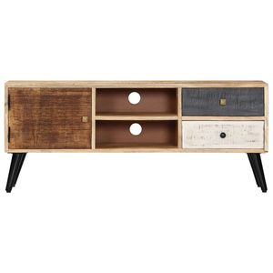 Mueble para TV de Madera de Mango Natural Sólida, Diseño Estándar - Product Image 2