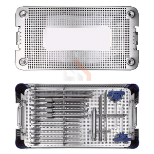 Kit chirurgical de fixation vertébrale à bras long en acier inoxydable pour vis pédiculaire, certifié CE, pour interventions chirurgicales minimales invasives - Product Image 5
