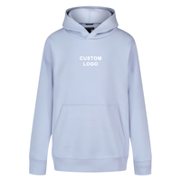 Veste courte à capuche unisexe avec logo personnalisé brodé, en polaire polyester/coton, coupe-vent, doublée, streetwear, oversize, hiver, décontractée