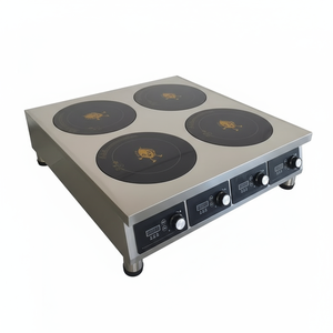 Estufa de inducción de hotel profesional <span class=keywords><strong>integrada</strong></span> de 4 quemadores moderna de calidad, estufa eléctrica sin cocina de inducción comercial de Gas - Product Image 3